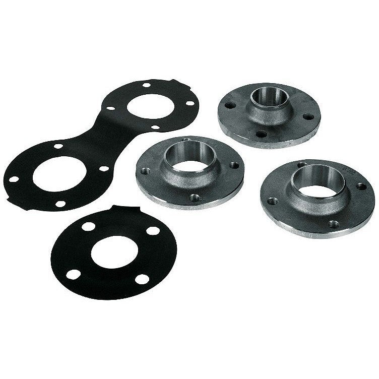 Set tegenflenzen voor quinta Pro remeha 2X DN100 water + 1X DN65 gas