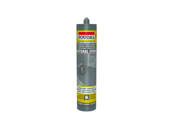 Soudal siliconenkit natuursteen 300ml marmergrijs