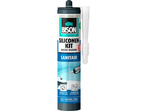 Bison siliconenkit sanitair 300ml camee