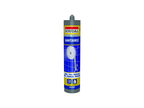 Soudal siliconenkit sanitair 300ml transparant