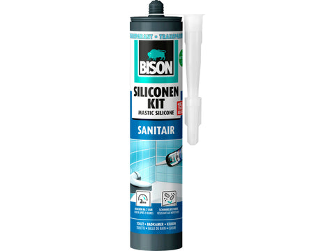 Bison siliconenkit sanitair 300ml transparant