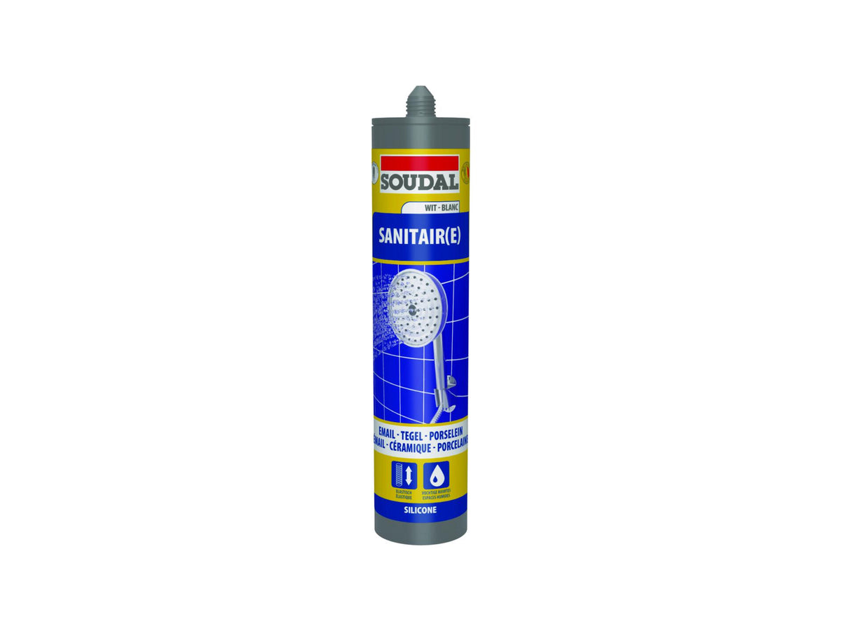 Soudal siliconenkit sanitair 300ml wit