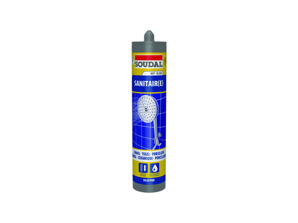 Soudal siliconenkit sanitair 300ml wit