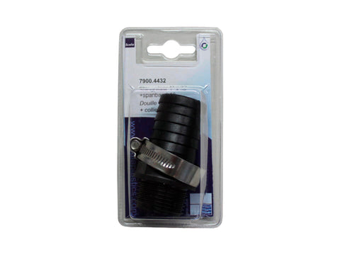 Scala slangpilaren met inox spanband 1"x32