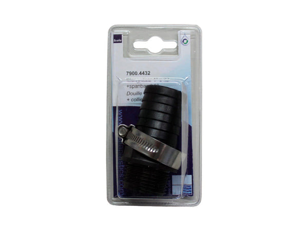 Scala slangpilaren met inox spanband 1"x32