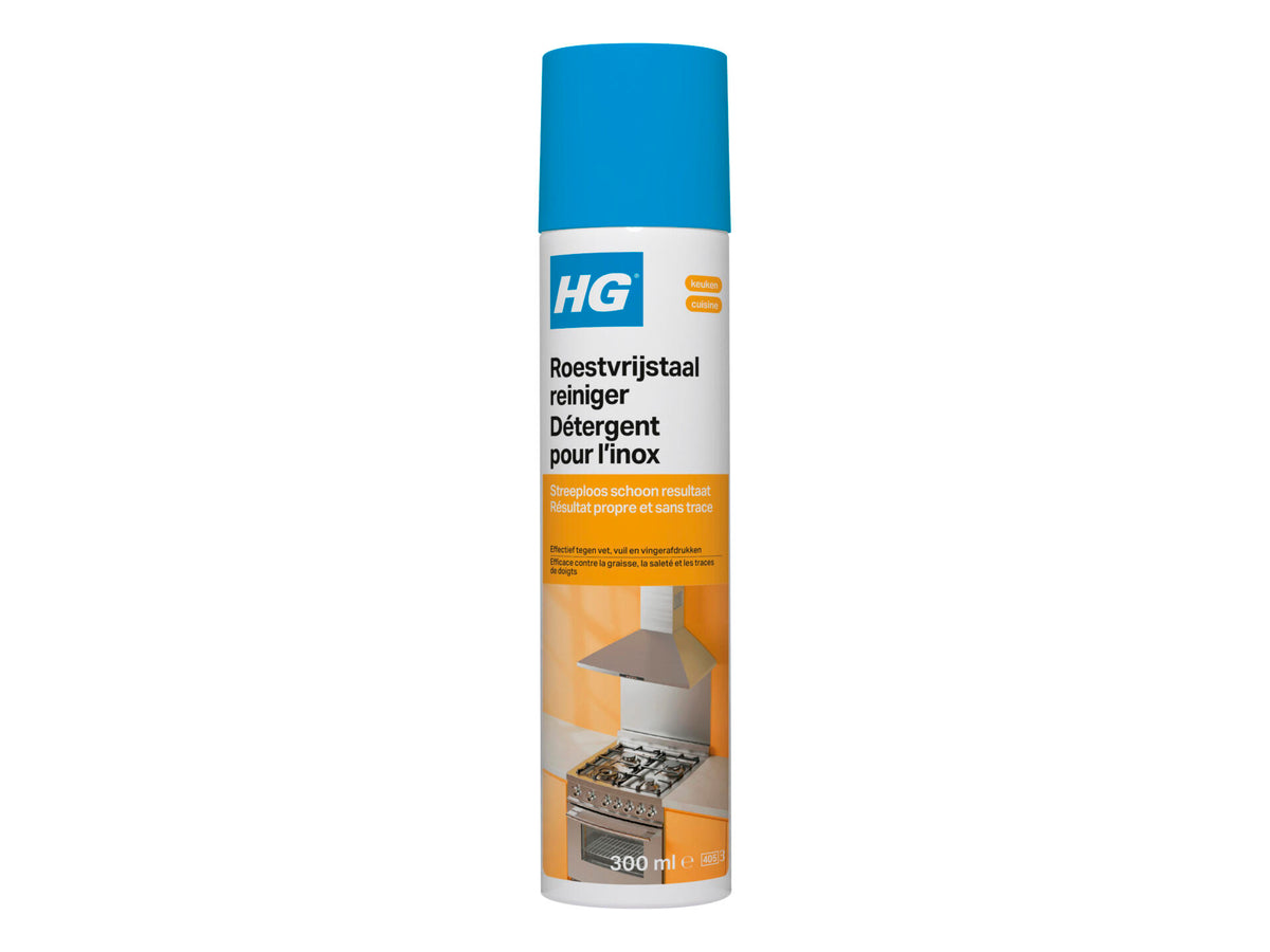 HG snelreiniger roestvrij staal 300ml