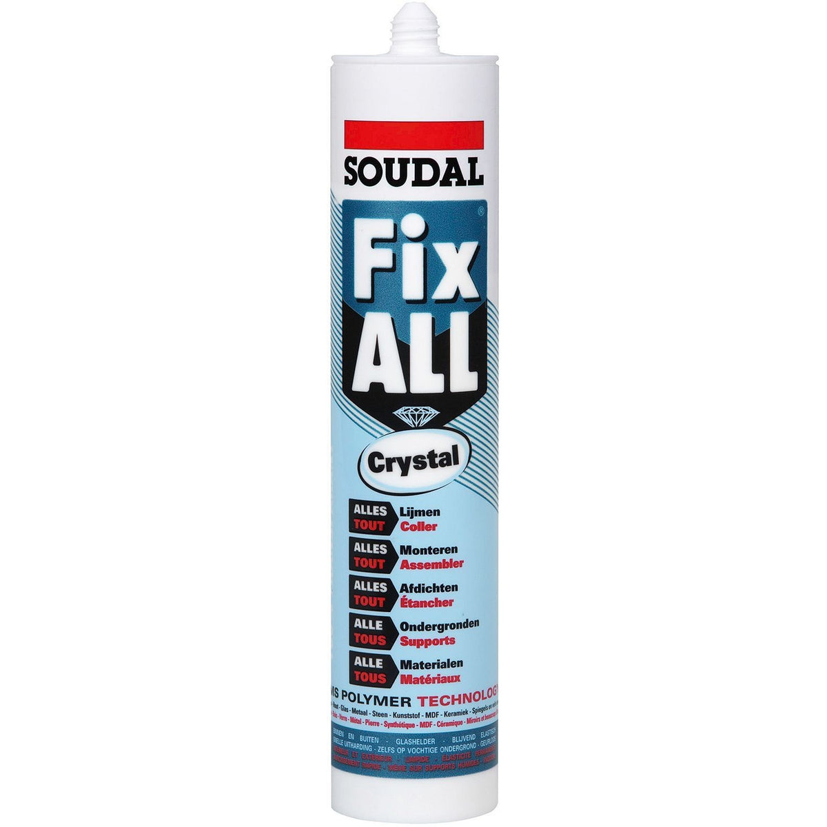 Soudal fix-all crystal kartouche 290ML