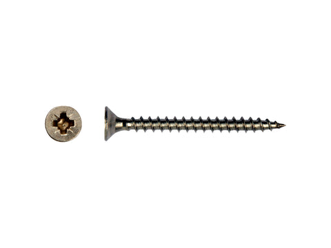 Pgb-fasteners spaanplaatschroeven PZ1 30x3 mm inox 200 stuks