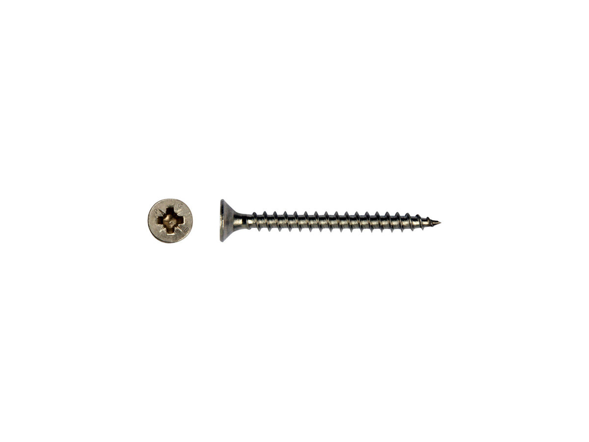 Pgb-fasteners spaanplaatschroeven PZ2 30x5 mm inox 200 stuks