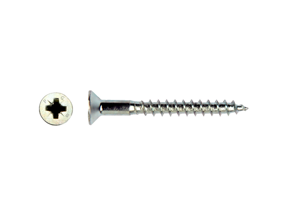 Pgb-fasteners spaanplaatschroeven PZ2 50x4,5 mm verzinkt 200 stuks