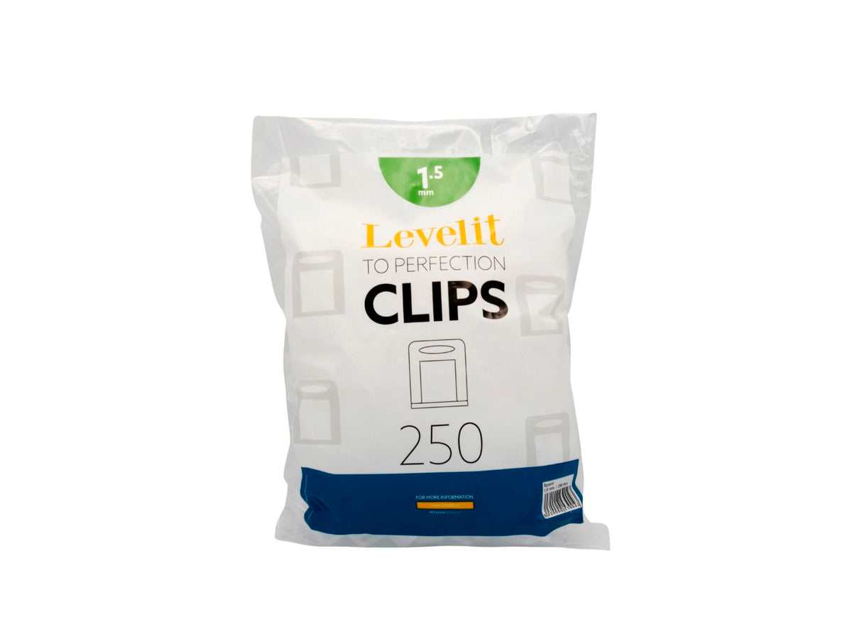Levelit spacer clips 1,5mm 250 stuks