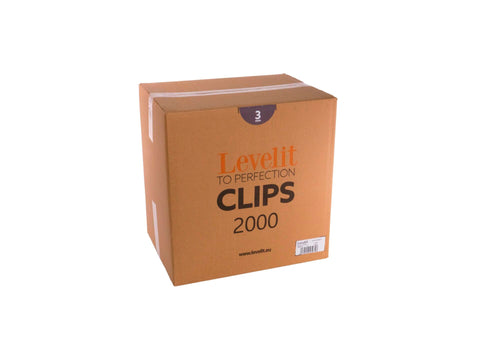 Levelit spacer clips 3mm 2000 stuks