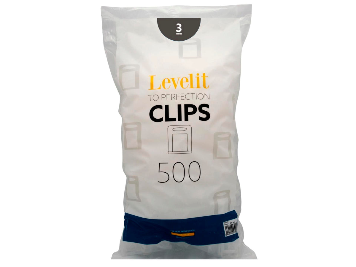 Levelit spacer clips 3mm 500 stuks