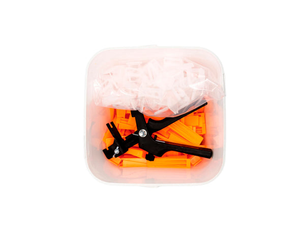 Levelit cales + clips 2mm 2x100 pièces + pince