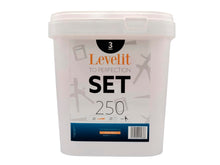Levelit spieën + clips 3mm 2x250 stuks + tang