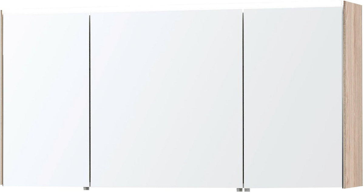 Spiegelkast Molto 141CM met verlichting ledline eik natuur