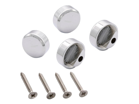 Lafiness spiegelklem chroom 4 stuks