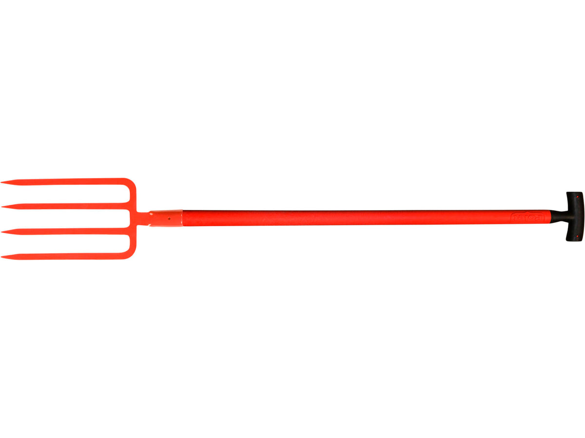 Polet spitvork 18cm 4 tanden + steel 85cm holle fiber