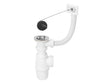 Wirquin siphon évier avec bonde et trop-plein