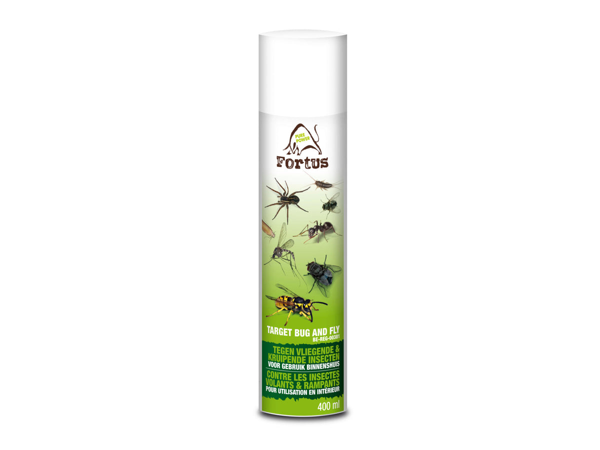 Fortus spray tegen vliegende en kruipende insecten 400ml