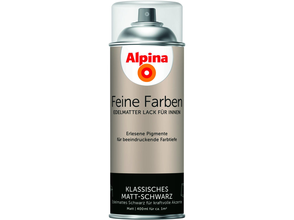 Alpina spuitlak Klassisches mat-Schwarz 400ml