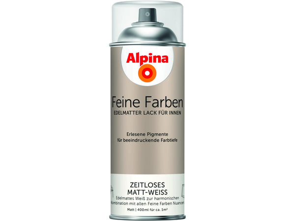 Alpina spuitlak Zeitlos mat-wit 400ml