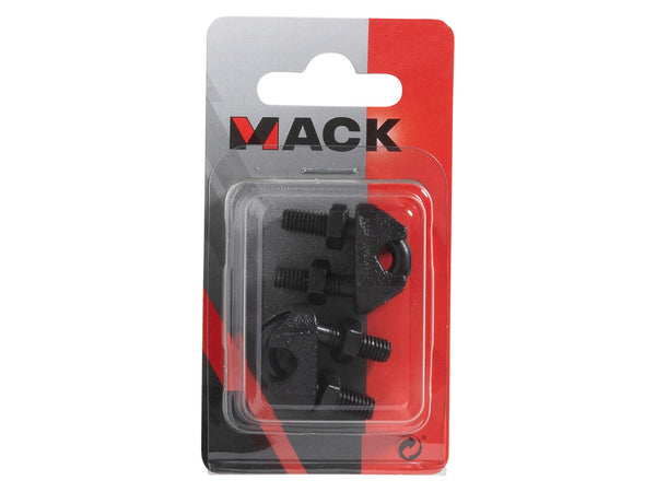 Mack serre-câble à étrier 8mm zingué noir 2 pièces