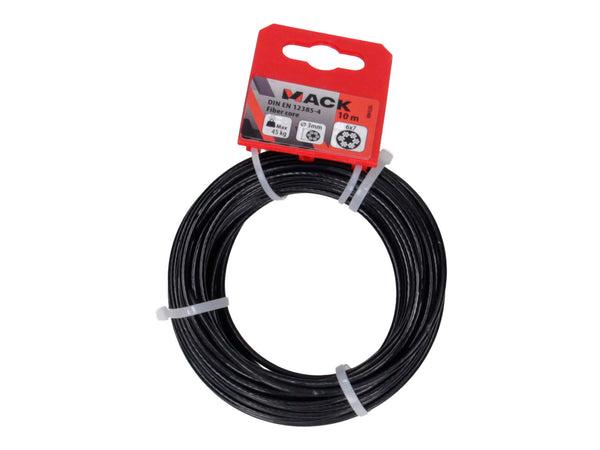 Mack câble acier 2-3 mm 10m PVC
