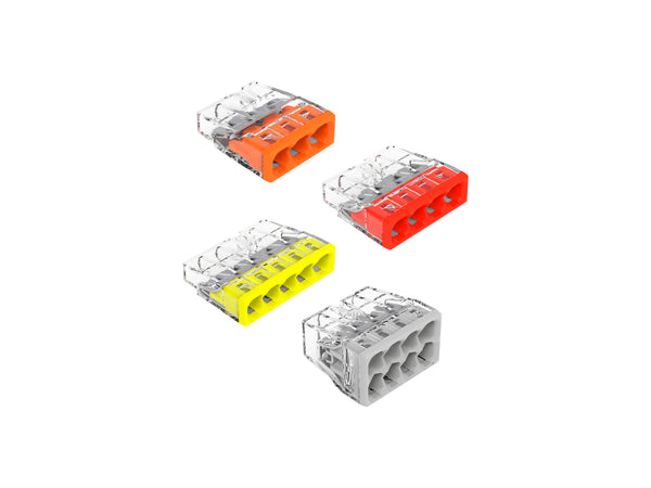 Wago borne 0,5-2,5 mm mix 45 stuks