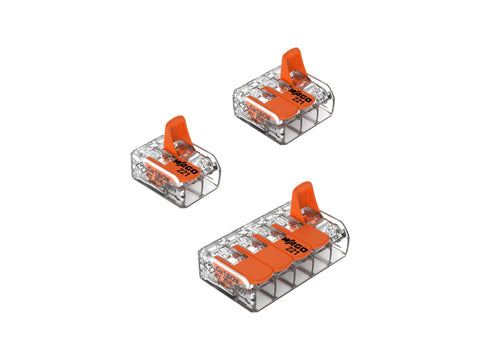 Wago steekklem hendel 0,2-4mm mix 50 stuks