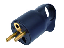 Legrand stekker met oog 16A PVC zwart