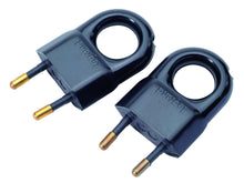 Legrand stekker met trekoog 2,5A zwart 2 stuks