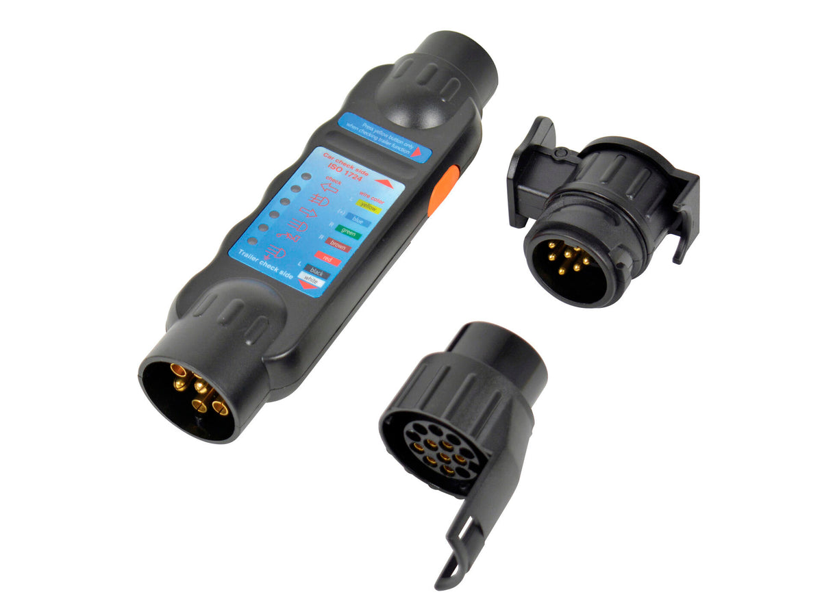 Carpoint stekkertester 3-in-1 + 2 adapters