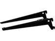 steun enkel links-rechts clip 28cm zwart