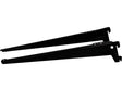 steun enkel links-rechts clip 38cm zwart