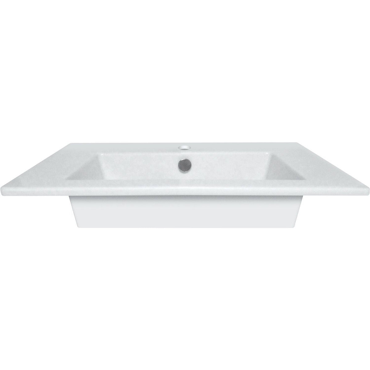 Tablet combo 1 lavabo z.overloop 70CM solidstone, badkamermeubelen — SKU DESCO-140227
