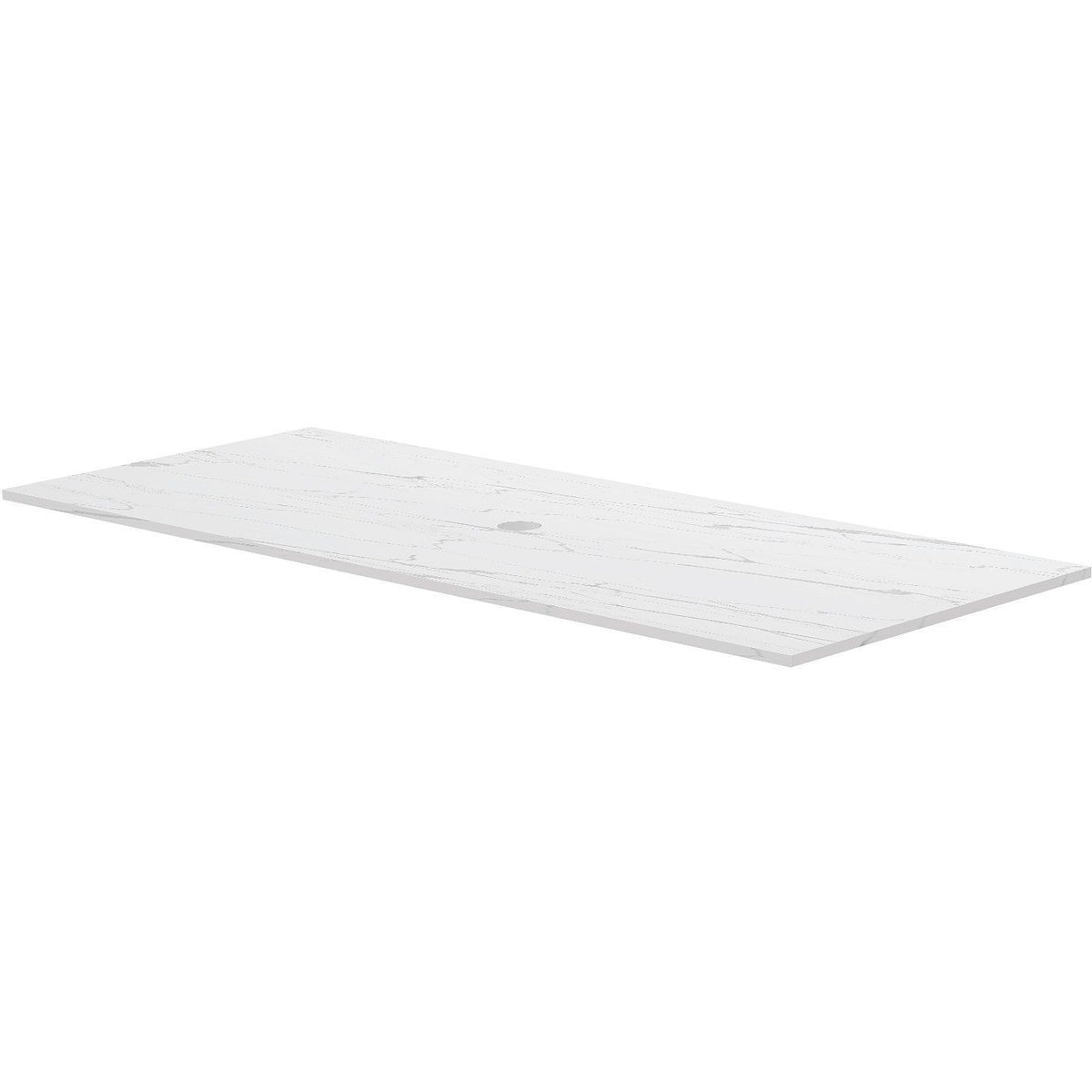 Tablet Keramisch MARMER puro 120 H1,2 1 afvoergat white calacatta