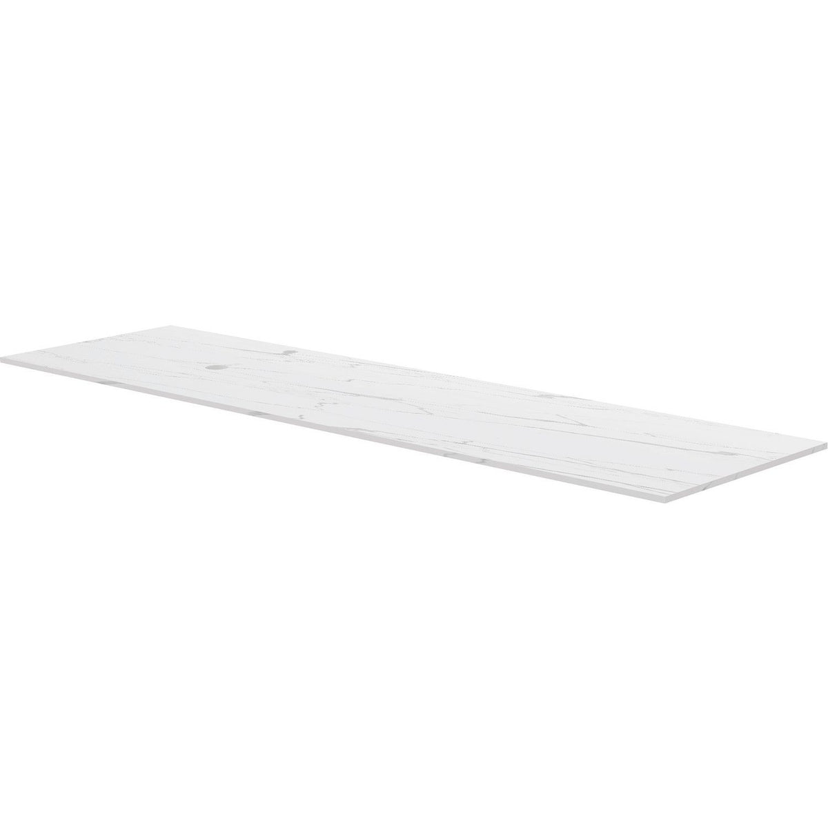TABLET KERAMISCH MARMER PURO B180 H1,2 1AFVOERGAT/KRAANGAT LINKS WHITE CALACATTA