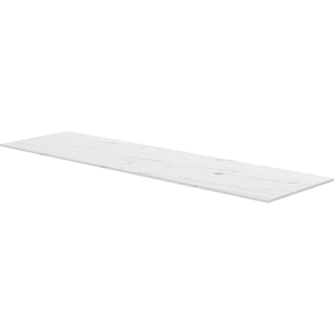 TABLET KERAMISCH MARMER PURO B180 H1,2 1AFVOERGAT RECHTS WHITE CALACATTA
