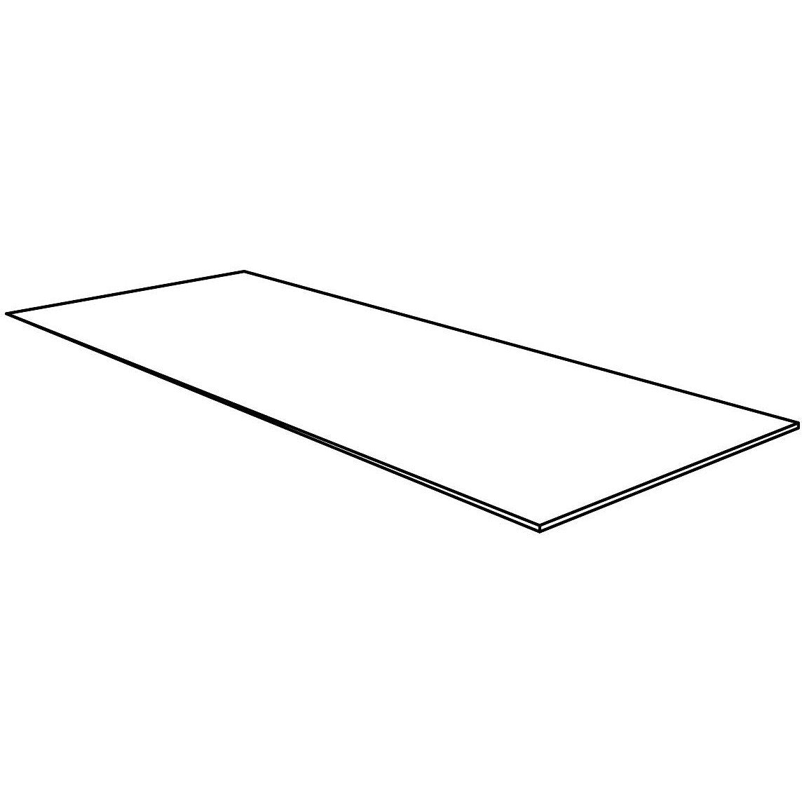 Tablet voor opbouw lavabo combo/molto/puro 90X50CM Solid wit