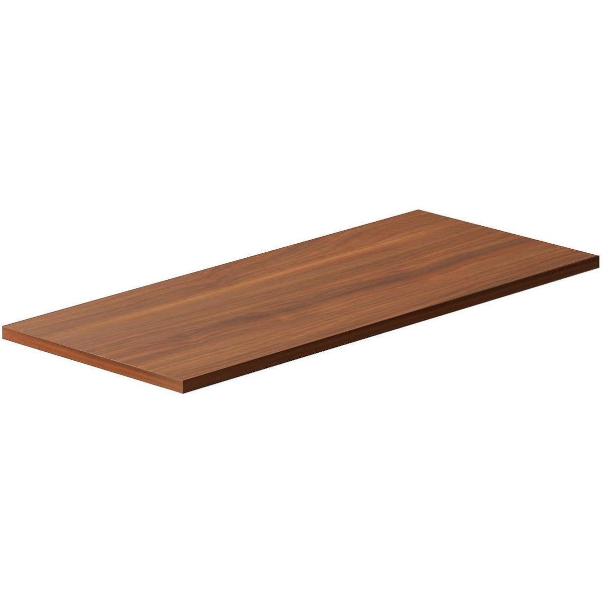 Tablet voor opbouw lavabo Molto 120X50CM notelaar