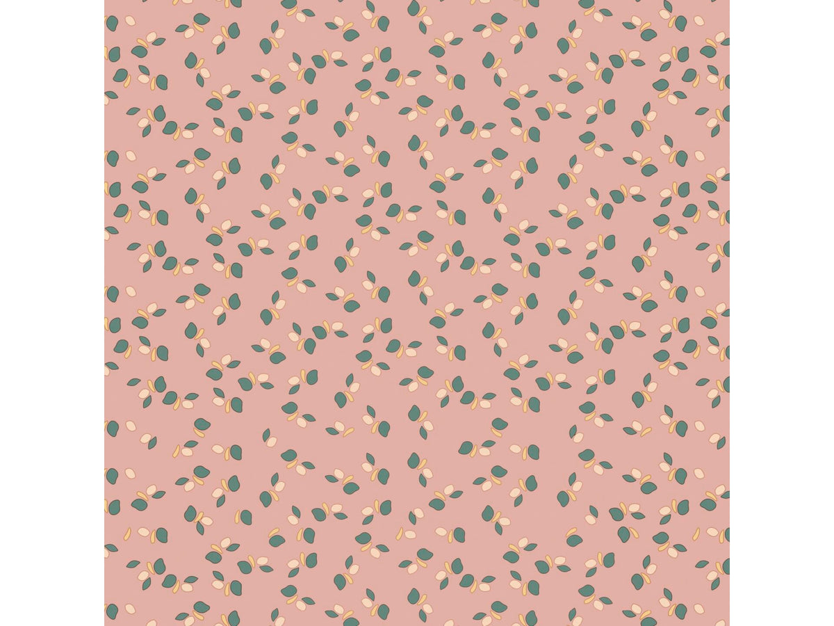 Lola tafellaken Flower To The People Rosewood 140cm per lopende meter