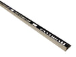 Homelux profil de carrelage droit 11mm 270cm aluminium chrome