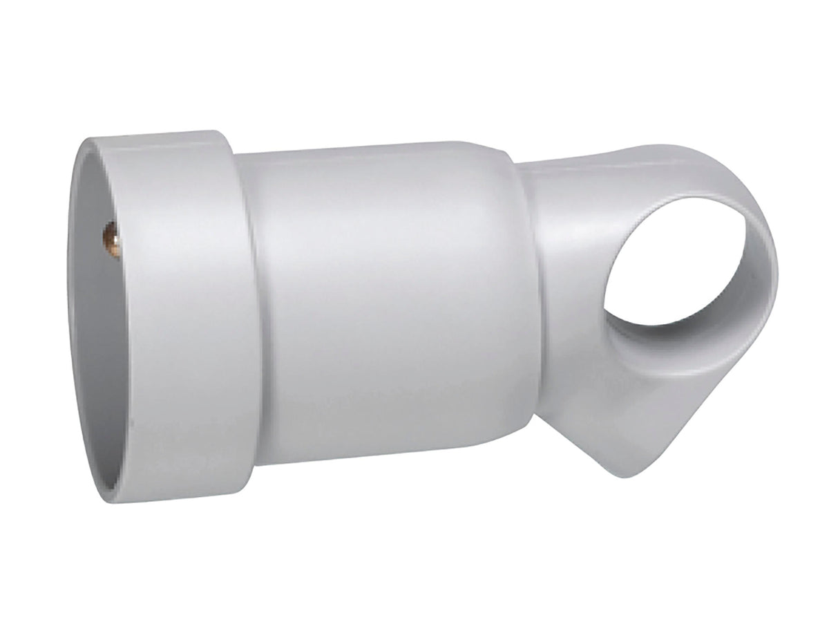 Legrand tegenstekker met oog 16A grijs