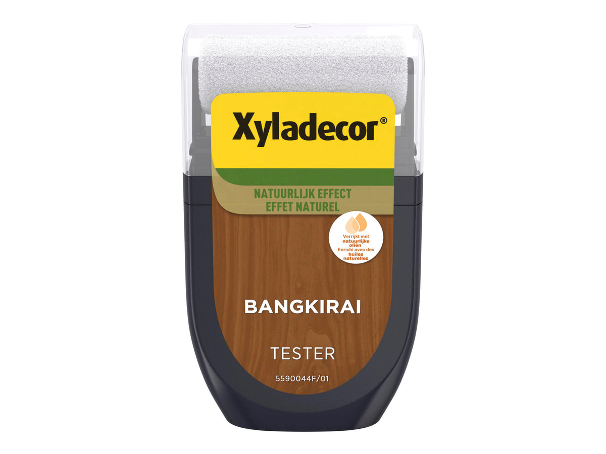 Xyladecor tester houtbeits natuurlijk effect 30ml bangkirai