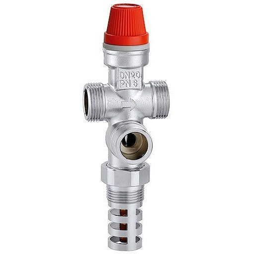 Thermisch veiligheidsventiel met vulling voor ketels met vaste brandstof Caleffi 3/4"