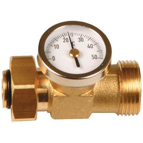 Thermometer v.retour m.ek aansluiting Henco vloerverwarming