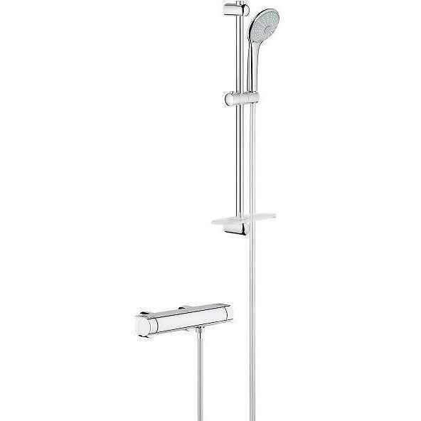 Thermostaat douche 2000+DOUCHESET Euphoria 110 massage 60CM FG chroom