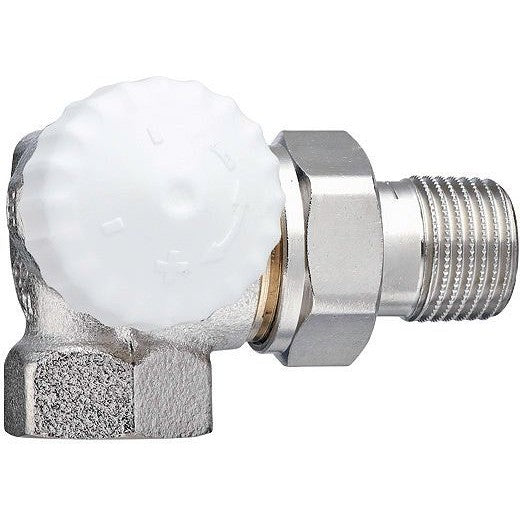 THERMOSTATISCHE RADIATORKRAAN DUBBEL HAAKS RECHTS 3/8" DN10 HEIMEIER