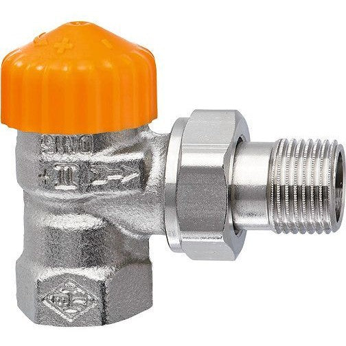Thermostatische radiatorkraan Eclipse Heimeier 3/4"-3/4" haaks